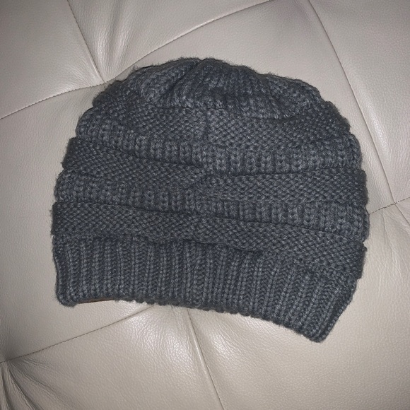 C.C. Chunky Cable Knit Beanie - Picture 3 of 3